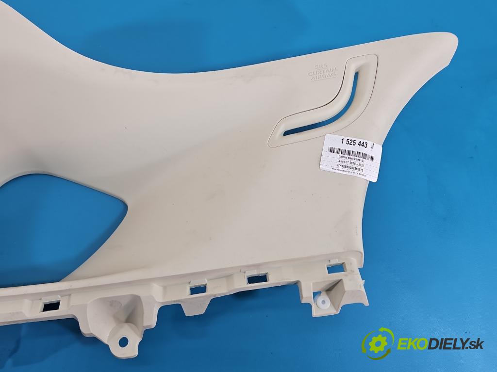 Lexus CT 2010-2022 1.8 VVTI 99 HP automatic 73 kW 1798 cm3 5- kryt plast 62480-7601