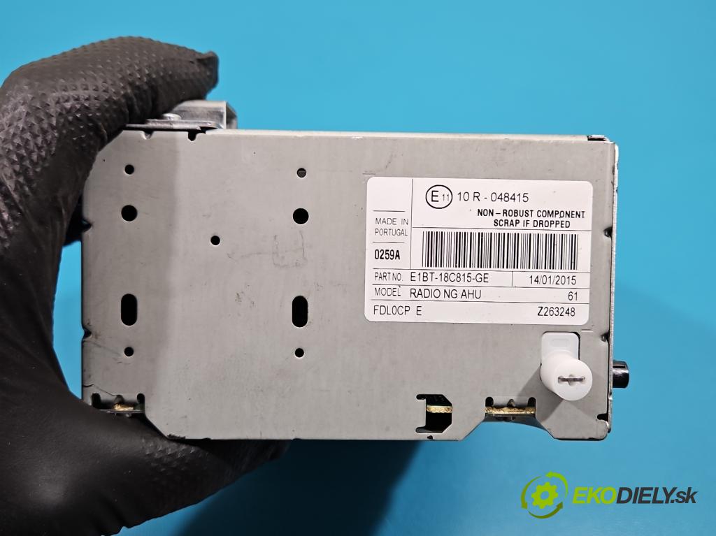 Ford C-Max II 2010-2019 2.0 TDCI 140 HP automatic 103 kW 1997 cm3 5- Radio originál E1BT-18C815-GE