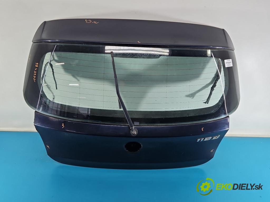 Bmw 1 E87 2004-2011 2.0d 122 hp manual 90 kW 1995 cm3 5- zadní kufrové dveře  (Zadní kapota (kufr))