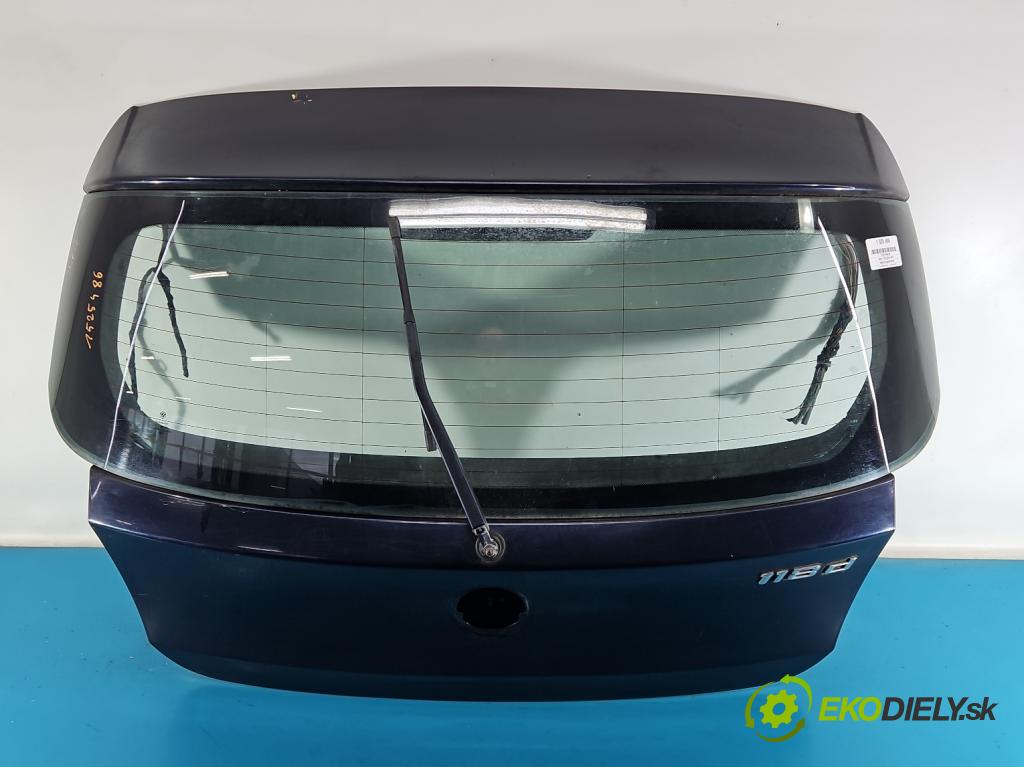 Bmw 1 E87 2004-2011 2.0d 122 hp manual 90 kW 1995 cm3 5- zadní kufrové dveře  (Zadní kapota (kufr))