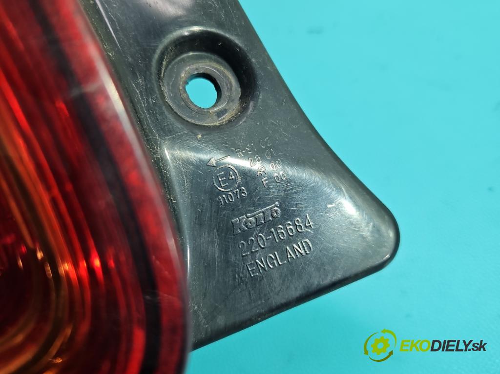 Suzuki SX4 I 2006-2014 1.6b 120 hp manual 88 kW 1586 cm3 5- světlo zadní levé 220-16684 (Klika dveří ostatní)