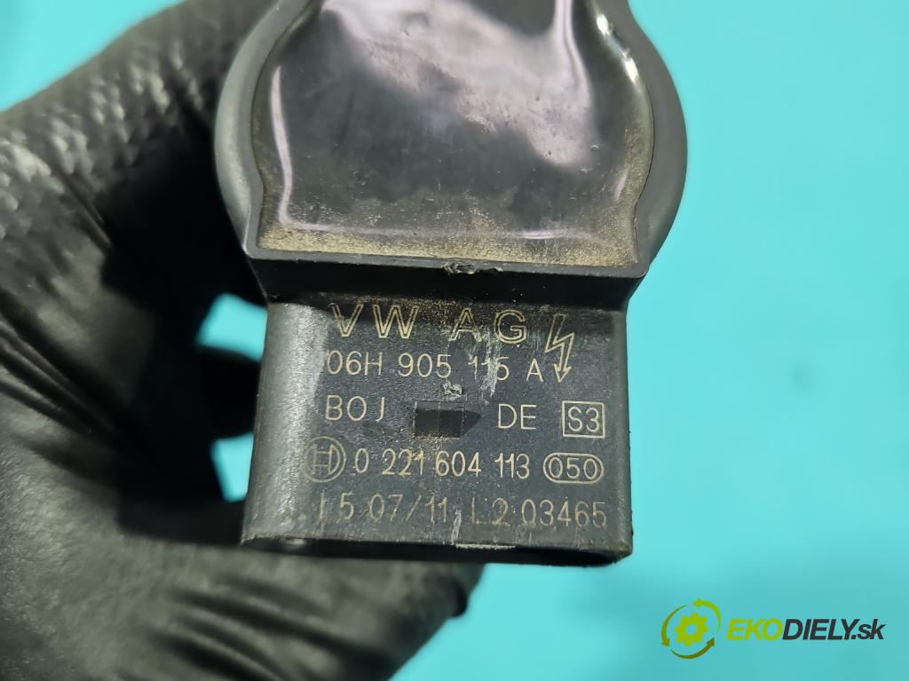 Vw Passat B7 2010-2014 2.0 TSI 211KM automatic 155 kW 1984 cm3 5- cievka zapaľovacia 06H905115A (Zapaľovacia cievka)