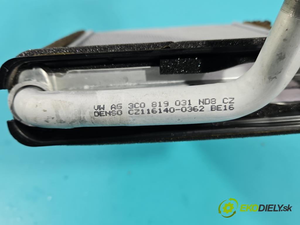 Vw Passat B7 2010-2014 2.0 TSI 211KM automatic 155 kW 1984 cm3 5- radiátor 3C0819031 (Radiátor topení)