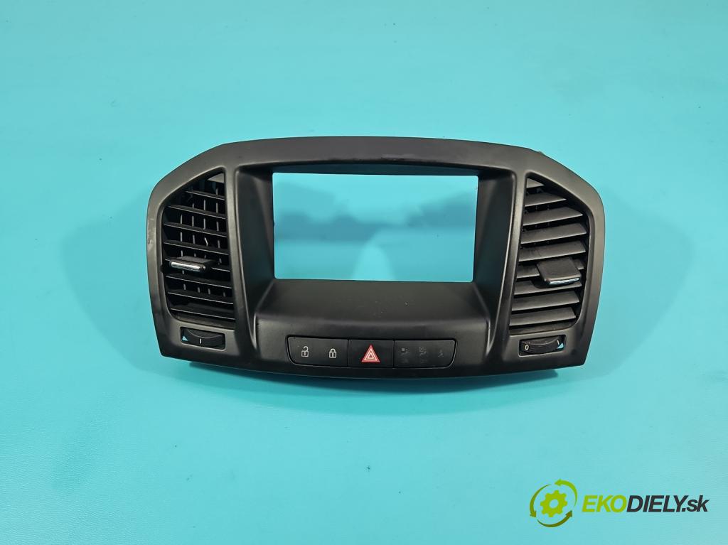 Opel Insignia A 2008-2017 2.0 T 220KM automatic 162 kW 1998 cm3 5- Mřížka: kúrenia stredová 13282235 (Mriežka kúrenia (fukár))