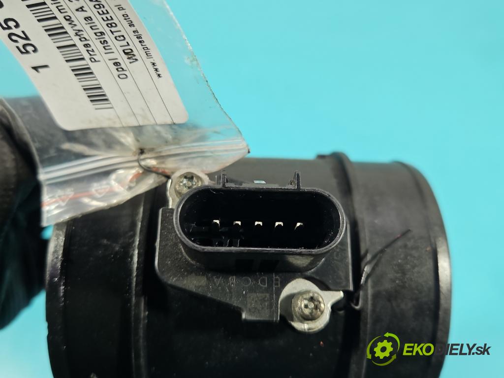 Opel Insignia A 2008-2017 2.0 T 220KM automatic 162 kW 1998 cm3 5- průtokoměr: 13244778 (Váha vzduchu)