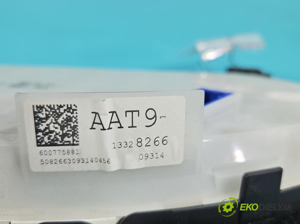 Opel Astra IV 2009-2015 1.4 16V 101 HP manual 74 kW 1398 cm3 5- prístrojovka/ budíky 13328266 (Prístrojová doska)