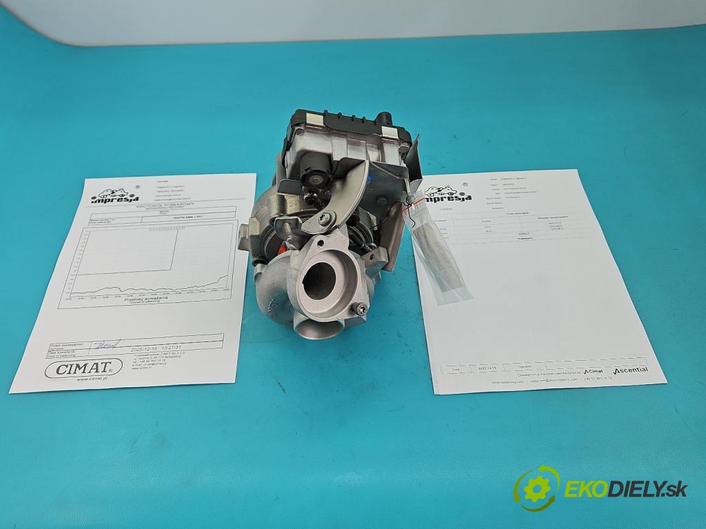 Bmw 1 E87 2004-2011 2.0d 122 HP manual 90 kW 1995 cm3 5- turbodúchadlo, turbo repasovaná 741785-10