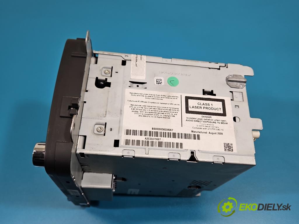 Skoda Octavia II 2004-2013 2.0 TDI 170 HP manual 125 kW 1968 cm3 5- Radio originál 3T0035680