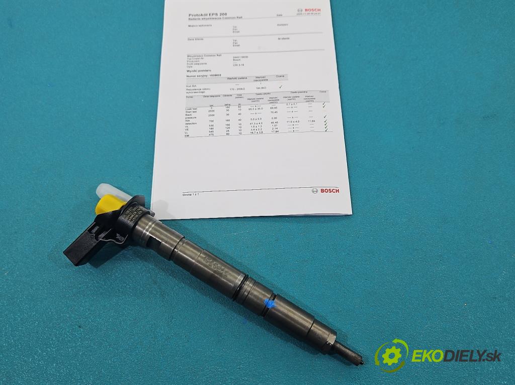 Vw Passat CC 2008-2016 2.0 TDI 140 hp manual 103 kW 1968 cm3 4- vstřikovač 0445116030 (Vstřikovač paliva)