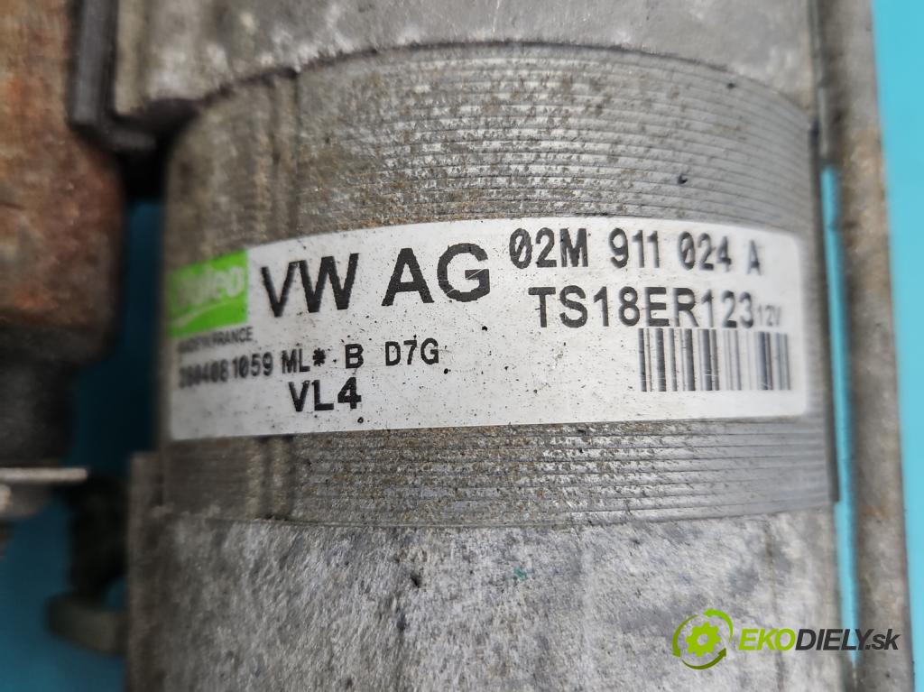 Vw Passat CC 2008-2016 2.0 TDI 140 HP manual 103 kW 1968 cm3 4- štartér 02M911024A (Štartér)