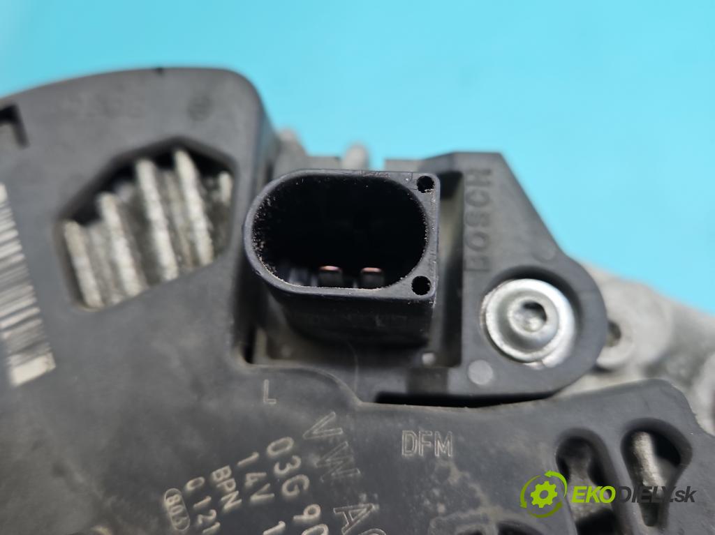 Vw Passat CC 2008-2016 2.0 TDI 140 HP manual 103 kW 1968 cm3 4- Alternator 03G903023 (Alternátor)