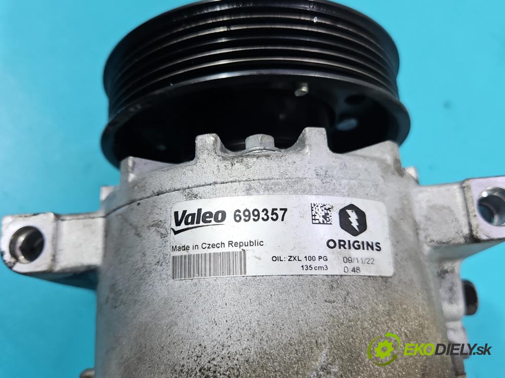 Vw Passat CC 2008-2016 2.0 TDI 140 HP manual 103 kW 1968 cm3 4- Kompresor: klimatizácie 699357 (Kompresor klimatizácie)