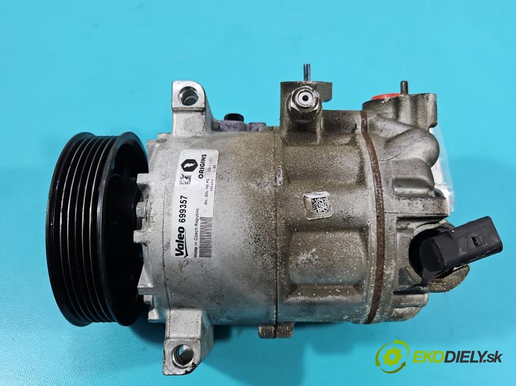 Vw Passat CC 2008-2016 2.0 TDI 140 HP manual 103 kW 1968 cm3 4- Kompresor: klimatizácie 699357 (Kompresor klimatizácie)