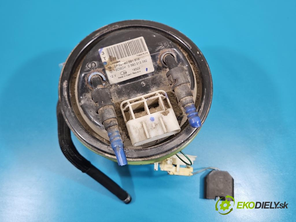 Opel Zafira A 1999-2005 1.8 16V 125 hp manual 92 kW 1796 cm3 5- čerpadlo paliva 90581616