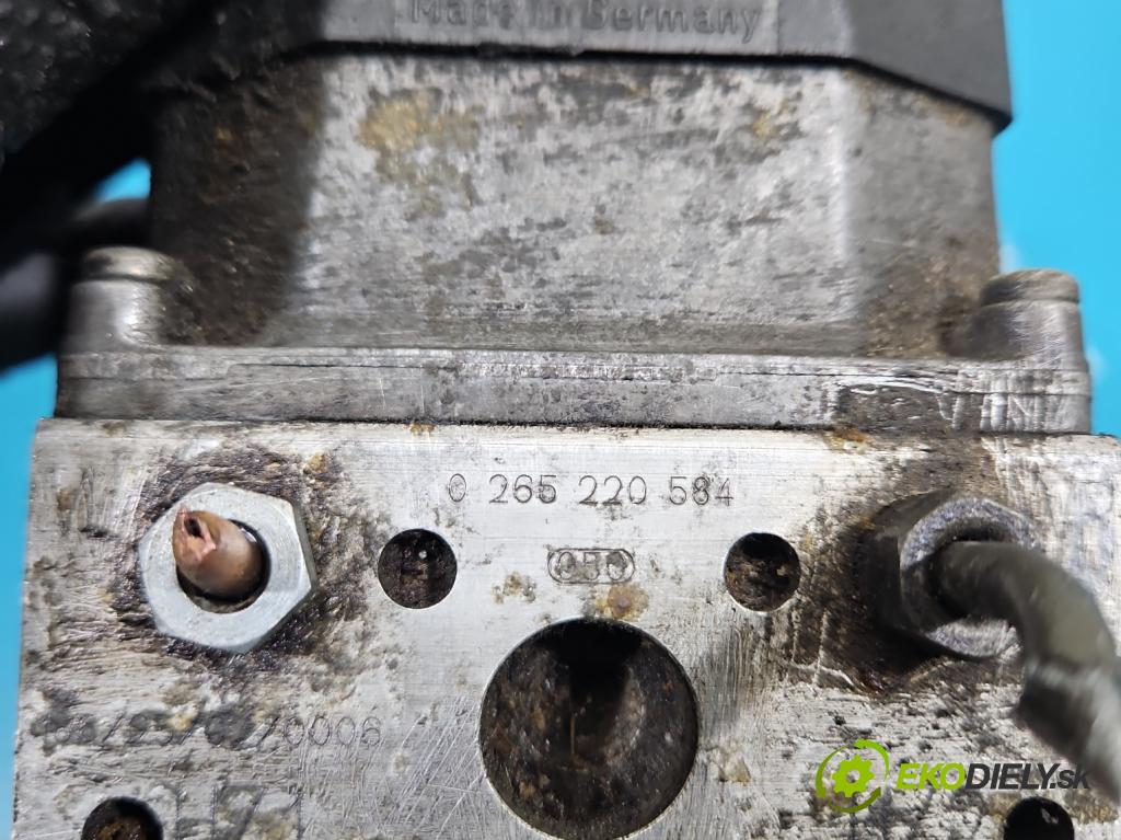 Opel Zafira A 1999-2005 1.8 16V 125 HP manual 92 kW 1796 cm3 5- čerpadlo abs 0265220584 (Pumpa ABS)