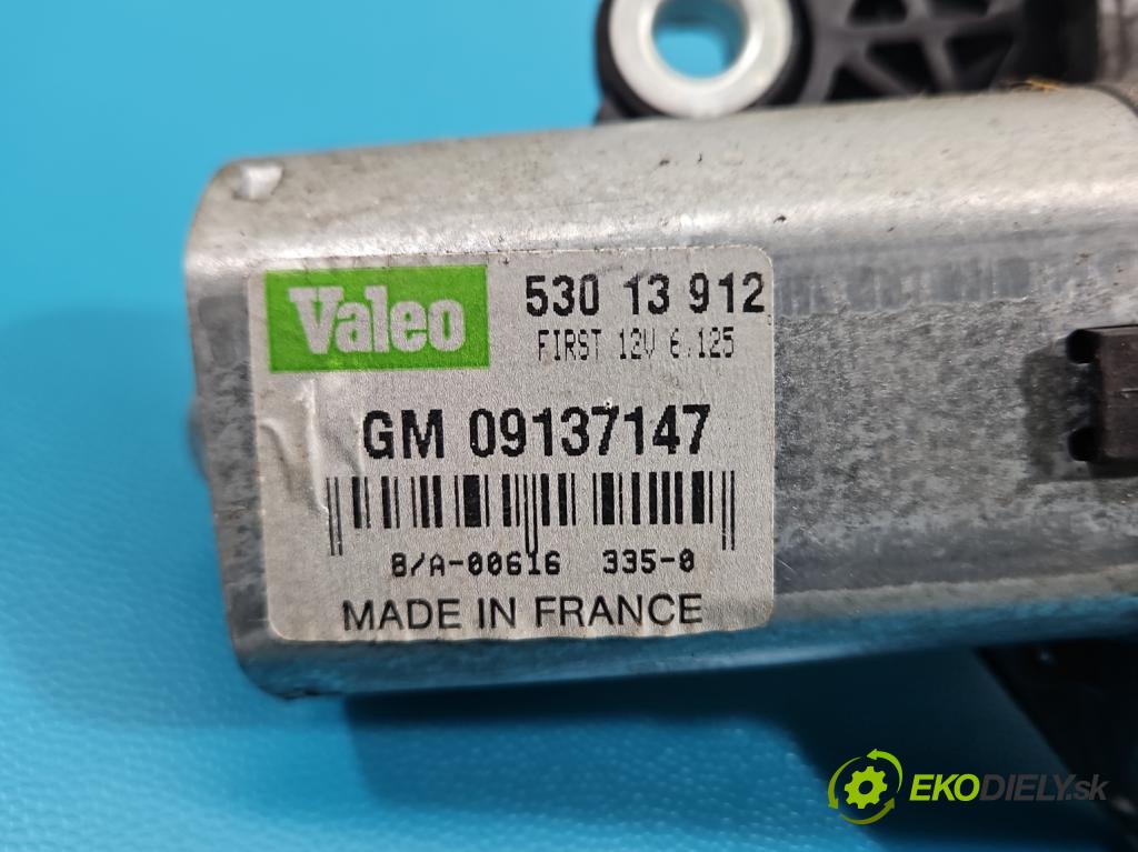 Opel Zafira A 1999-2005 1.8 16V 125 HP manual 92 kW 1796 cm3 5- motor stieračov zadné 53013912