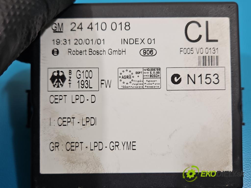 Opel Zafira A 1999-2005 1.8 16V 125 HP manual 92 kW 1796 cm3 5- riadiaca jednotka motora