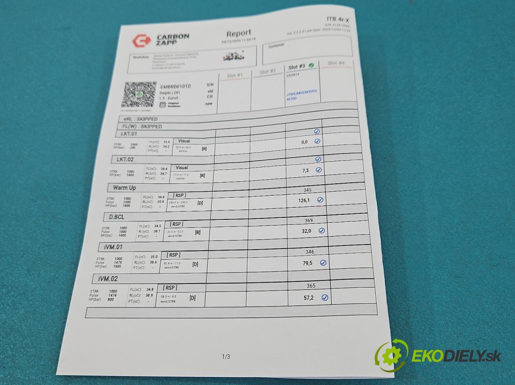 Ford C-Max II 2010-2019 2.0 TDCI 140 HP automatic 103 kW 1997 cm3 5- vstrek EMBR00101D (Vstrekovač paliva)