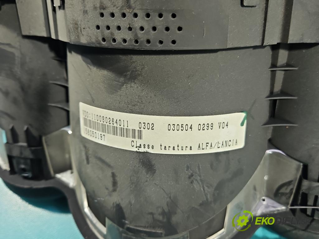 Alfa romeo Gt 1.9 jtd 937A5000 150 HP manual 110 kW 1910 cm3 3- prístrojovka/ budíky 156050197 (Prístrojová doska)