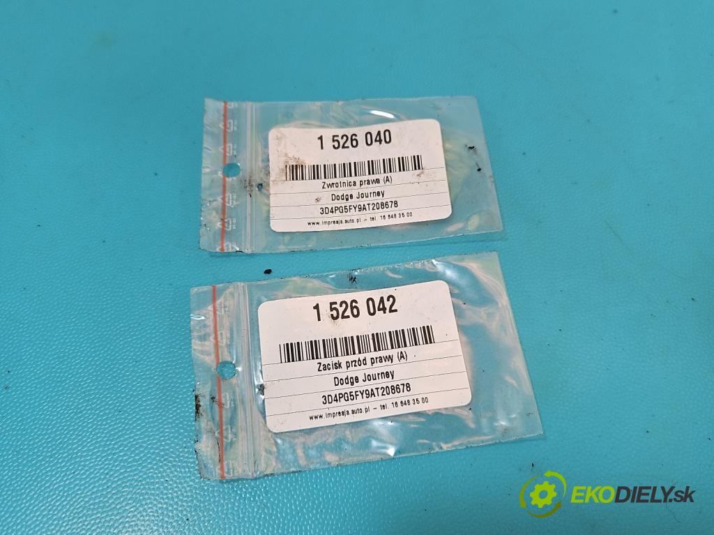 Dodge Journey 2.0 CRD 140 HP automatic 103 kW 1968 cm3 5- náboj pravé  (Náboj kolesa)