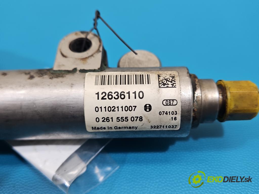 Opel Insignia A 2008-2017 2.0 T 220KM automatic 162 kW 1998 cm3 5- lišta vstrekovacia 0261555078 (Vstrekovacia lišta)