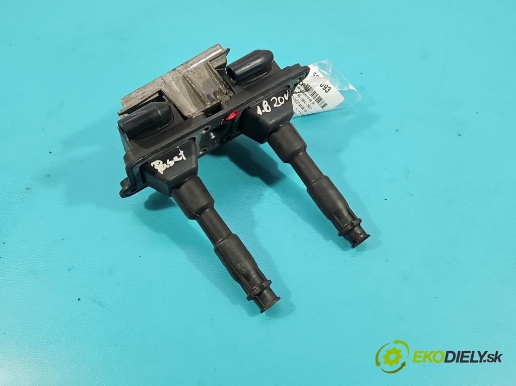 Audi A4 B5 1994-2001 1.8 20V (ADR) 125 HP manual 92 kW 1781 cm3 4- cievka zapaľovacia 0221603003 (Zapaľovacia cievka)