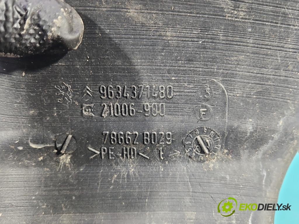 Peugeot 307 2.0 HDI 107 HP manual 79 kW 1997 cm3 5- nádržka tekutina: ostrekovačov 9634371480
