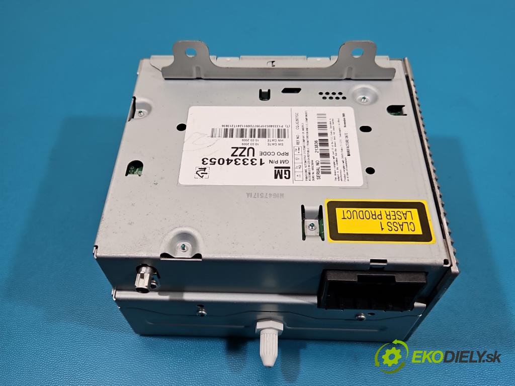 Opel Astra IV 2009-2015 1.4 16V 101 HP manual 74 kW 1398 cm3 5- Radio originál 13334053