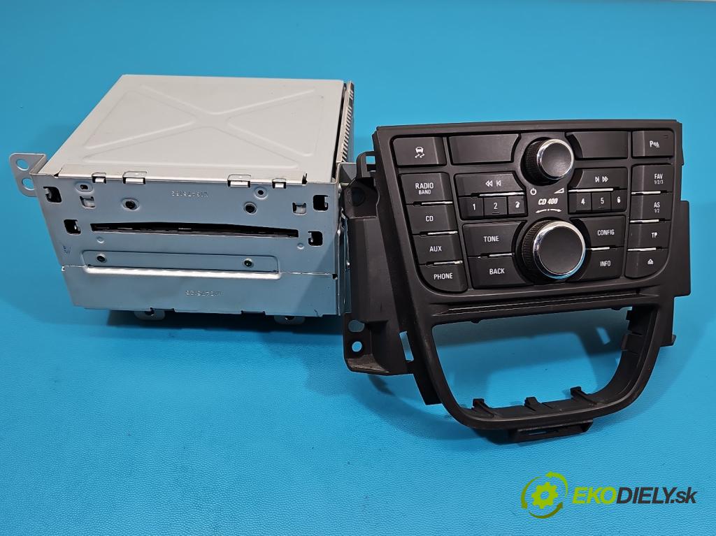 Opel Astra IV 2009-2015 1.4 16V 101 HP manual 74 kW 1398 cm3 5- Radio originál 13334053