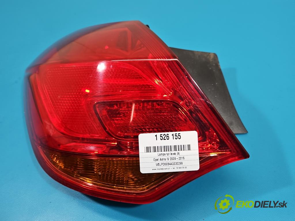Opel Astra IV 2009-2015 1.4 16V 101 hp manual 74 kW 1398 cm3 5- světlo zadní levé  (Klika dveří ostatní)