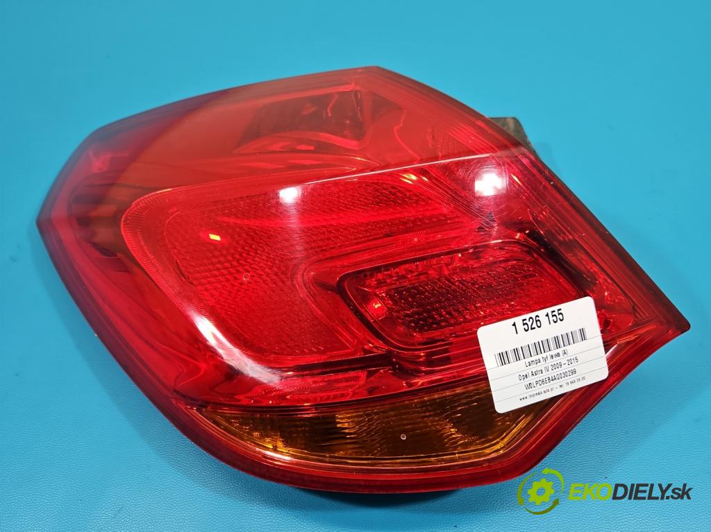 Opel Astra IV 2009-2015 1.4 16V 101 hp manual 74 kW 1398 cm3 5- světlo zadní levé  (Klika dveří ostatní)