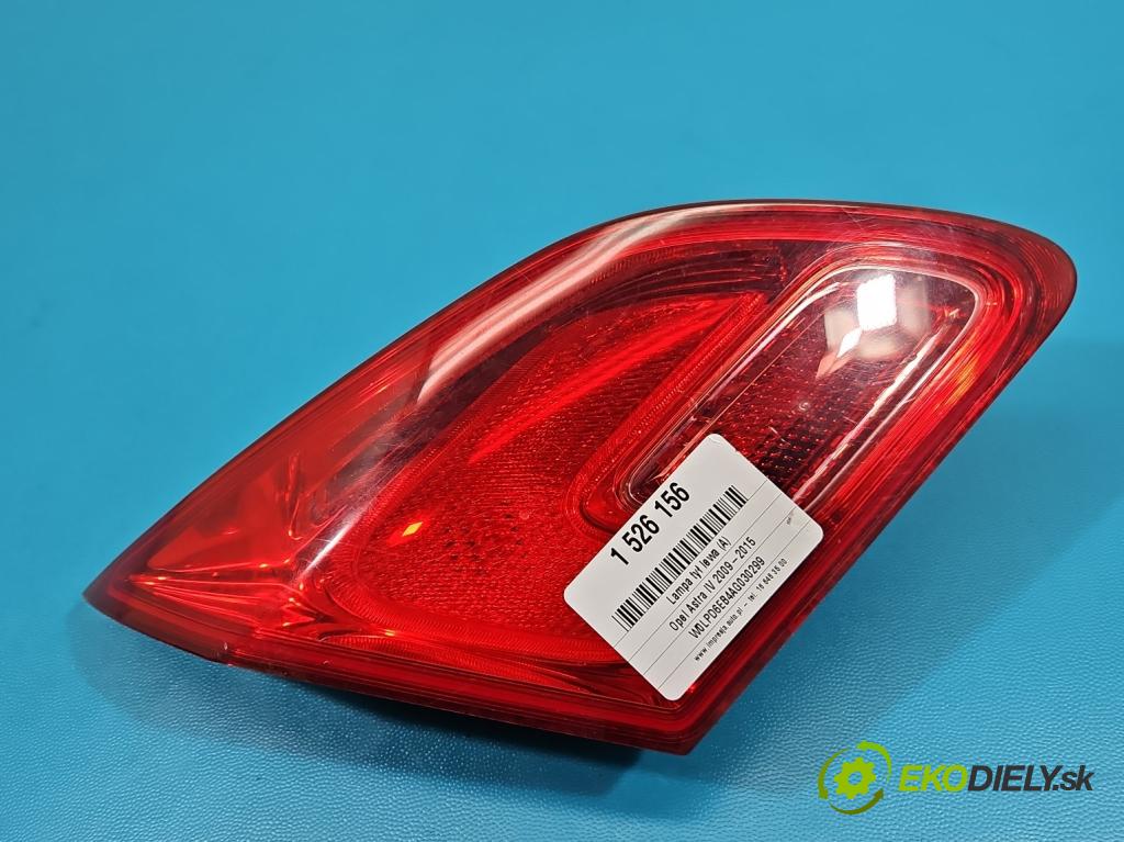 Opel Astra IV 2009-2015 1.4 16V 101 hp manual 74 kW 1398 cm3 5- světlo zadní levé  (Klika dveří ostatní)