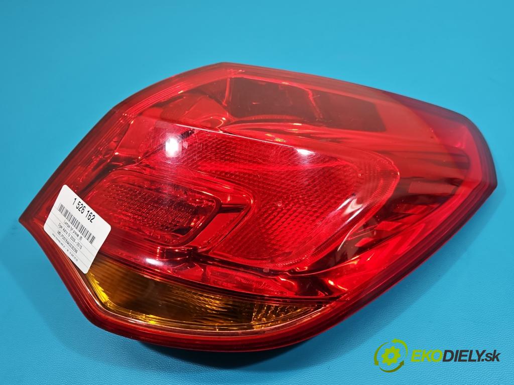 Opel Astra IV 2009-2015 1.4 16V 101 hp manual 74 kW 1398 cm3 5- světlo zadní pravé  (Klika dveří ostatní)