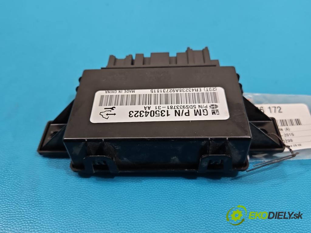 Opel Astra IV 2009-2015 1.4 16V A14XER 101 HP manual 74 kW 1398 cm3 5- riadiaca jednotka ostatné 13504323