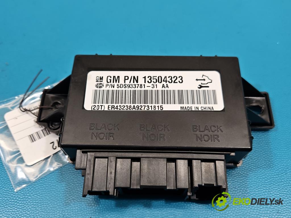 Opel Astra IV 2009-2015 1.4 16V A14XER 101 HP manual 74 kW 1398 cm3 5- riadiaca jednotka ostatné 13504323