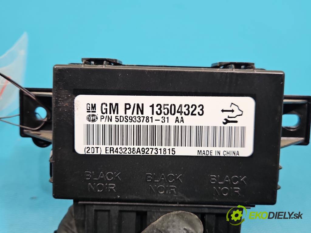 Opel Astra IV 2009-2015 1.4 16V A14XER 101 HP manual 74 kW 1398 cm3 5- riadiaca jednotka ostatné 13504323