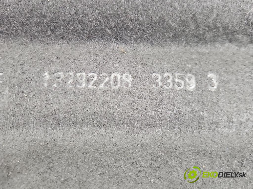 Opel Astra IV 2009-2015 1.4 16V 101 hp manual 74 kW 1398 cm3 5- pláto zadní 13292208 (Kryt zavazadlového prostoru)