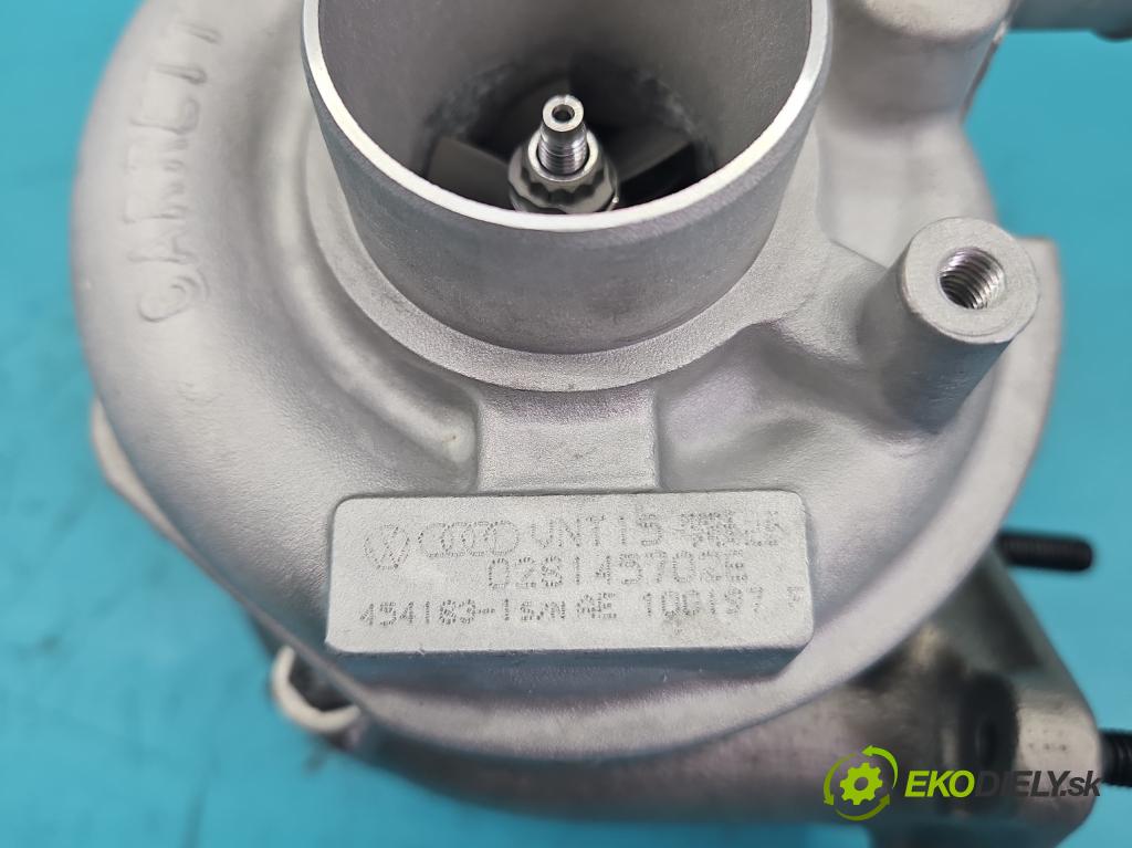 Vw Sharan I 1995-2010 1.9 TDI 110 hp manual 81 kW 1896 cm3 5- Turbodmychadlo repasováno 454183-1