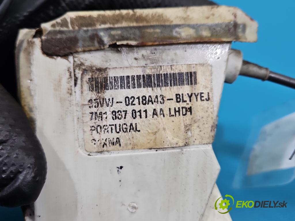 Vw Sharan I 1995-2010 1.9 TDI 110 HP manual 81 kW 1896 cm3 5- zámok predné ľavý