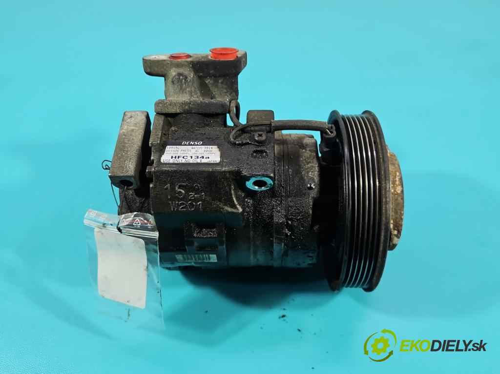 Toyota Avensis I T22 1997-2003 1.6 vvti 110 HP manual 81 kW 1598 cm3 4- Kompresor: klimatizácie 447220-3914 (Kompresor klimatizácie)