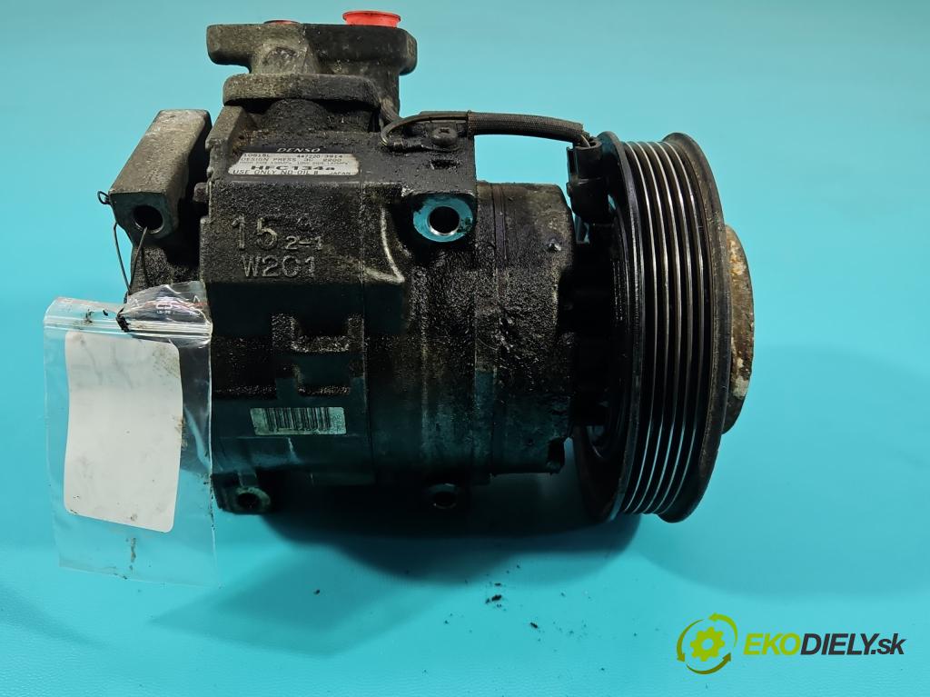 Toyota Avensis I T22 1997-2003 1.6 vvti 110 HP manual 81 kW 1598 cm3 4- Kompresor: klimatizácie 447220-3914 (Kompresor klimatizácie)