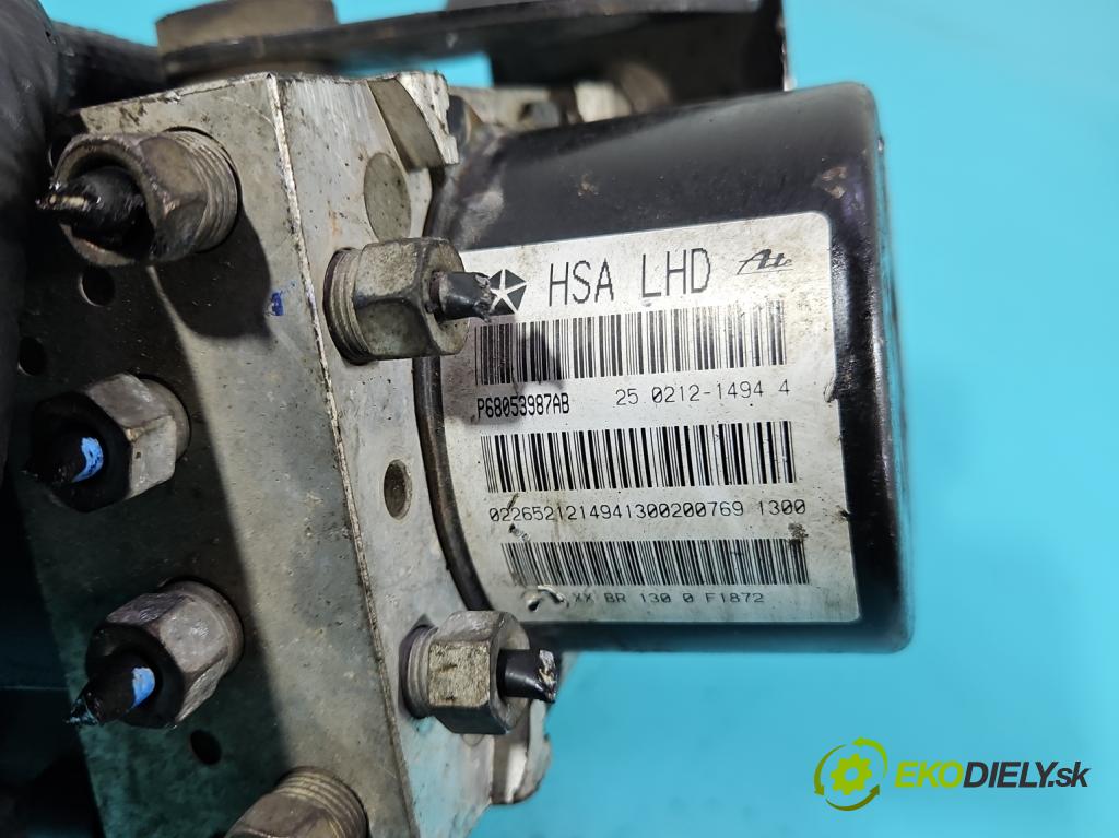 Dodge Journey 2.0 CRD 140 HP automatic 103 kW 1968 cm3 5- čerpadlo abs P68053987AB (Pumpa ABS)