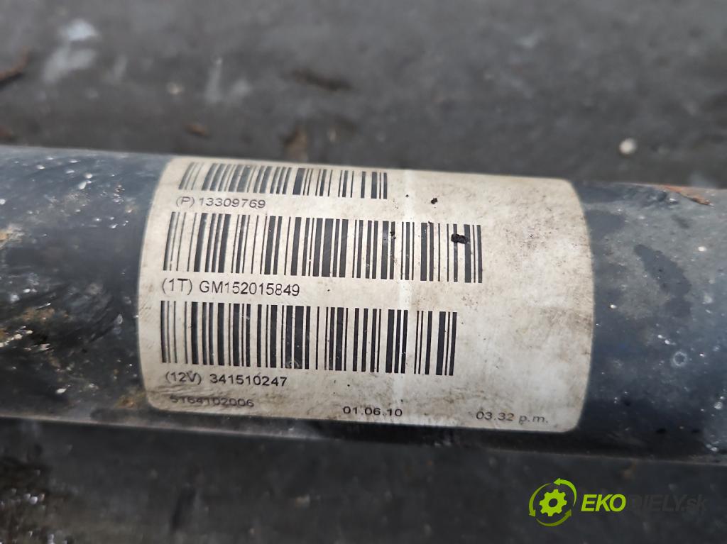 Opel Insignia A 2008-2017 2.0 T 220KM automatic 162 kW 1998 cm3 5- Hřídel: zadné 13309769 (Kardaňový hriadeľ)