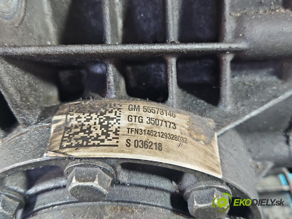 Opel Insignia A 2008-2017 2.0 T 220KM automatic 162 kW 1998 cm3 5- Redukce: 55573146
