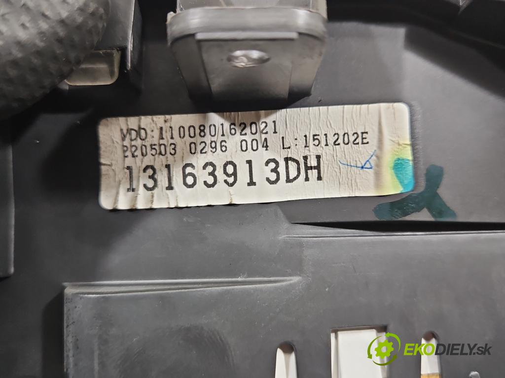 Opel Meriva A 2002-2010 1.6 16V 101 HP manual 74 kW 1598 cm3 5- riadiaca jednotka motora 12214830