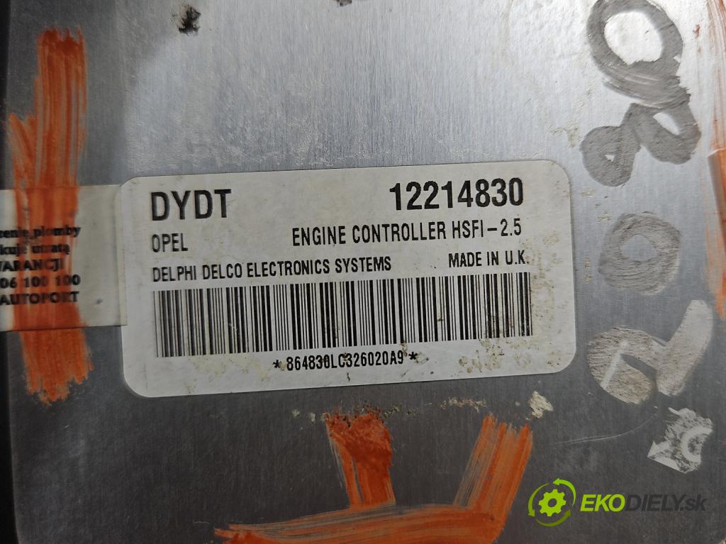 Opel Meriva A 2002-2010 1.6 16V 101 HP manual 74 kW 1598 cm3 5- riadiaca jednotka motora 12214830