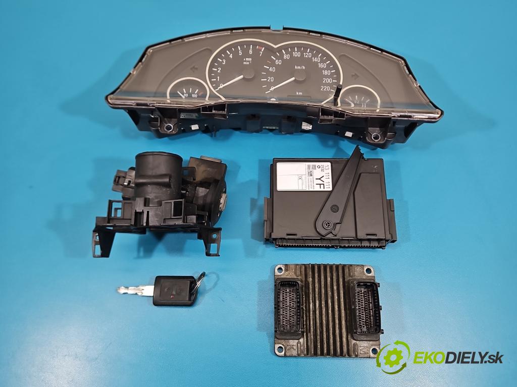 Opel Meriva A 2002-2010 1.6 16V 101 HP manual 74 kW 1598 cm3 5- riadiaca jednotka motora 12214830