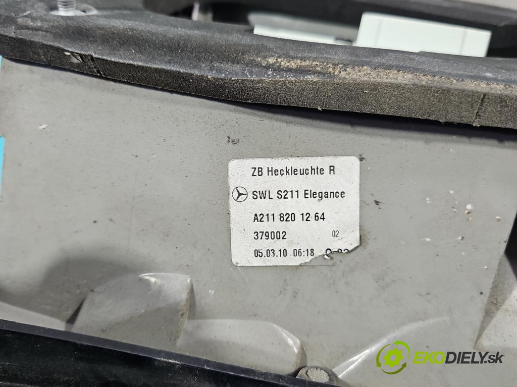 Mercedes E W211 2002-2009 2.2 cdi 136 HP automatic 100 kW 2148 cm3 5- svetlo / reflektor zadné pravé A2118201264 (Kľučka dverí ostatné)