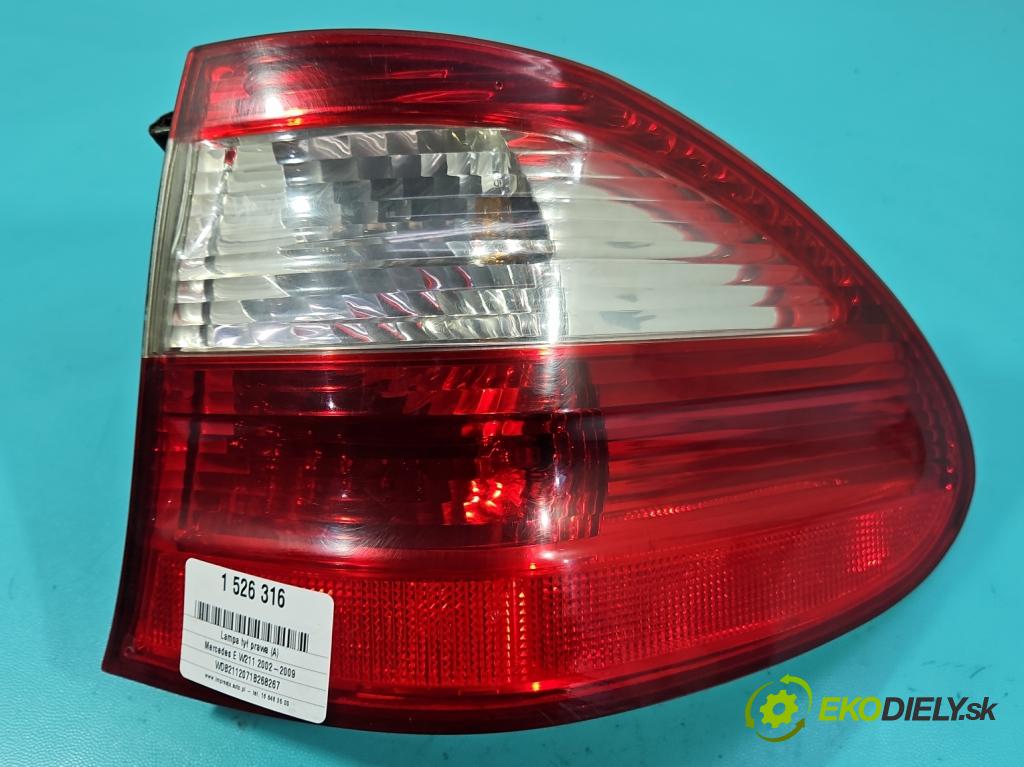 Mercedes E W211 2002-2009 2.2 cdi 136 HP automatic 100 kW 2148 cm3 5- svetlo / reflektor zadné pravé A2118201264 (Kľučka dverí ostatné)