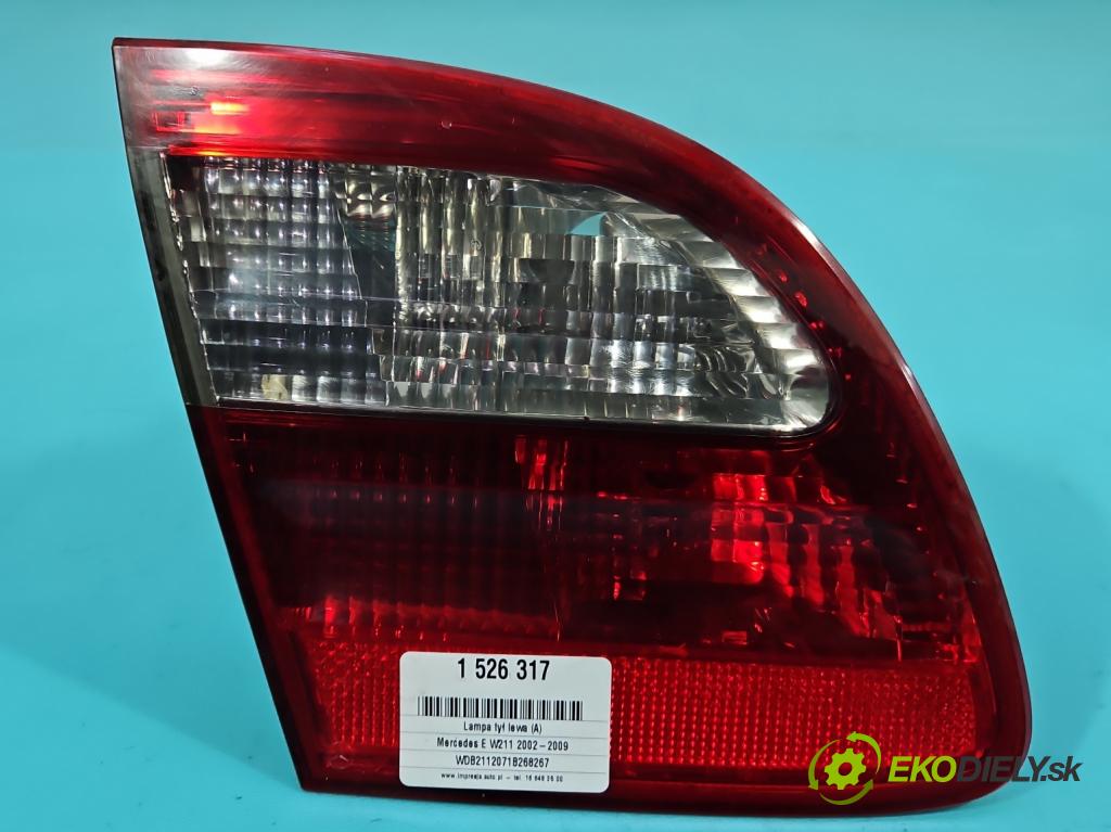 Mercedes E W211 2002-2009 2.2 cdi 136 HP automatic 100 kW 2148 cm3 5- svetlo / reflektor zadné ľavé A2118202964 (Kľučka dverí ostatné)